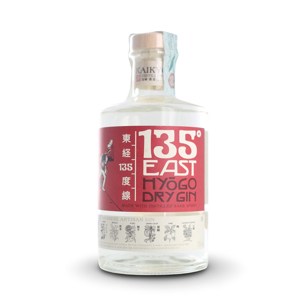 135° EAST HYOGO Gin Small Batch - 70 cl, Botaniche Giapponesi