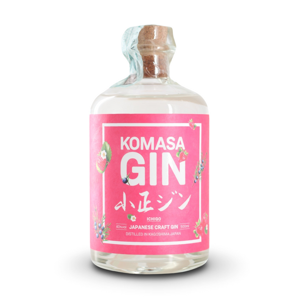 Gin Artigianale Giapponese KOMASA ICHIGO 50 cl - Fragola e Ginepro