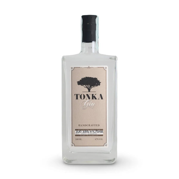 Gin Artigianale Tonka 50 cl - Ginepro e Fava Tonka in Bottiglie Numerate