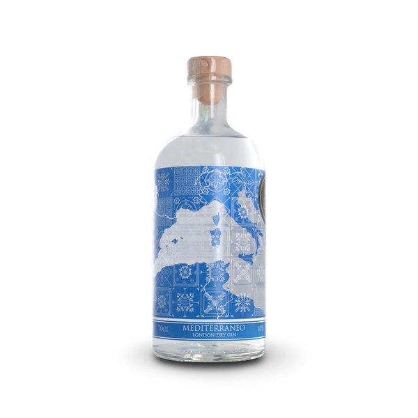 Mediterraneo Gin 70 cl - London Dry Toscano con 7 Aromi Mediterranei