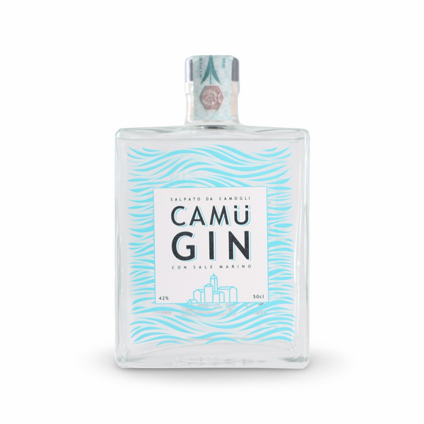 Gin Italiano CAMÜGIN 50cl - Aromatizzato con Botaniche Liguri