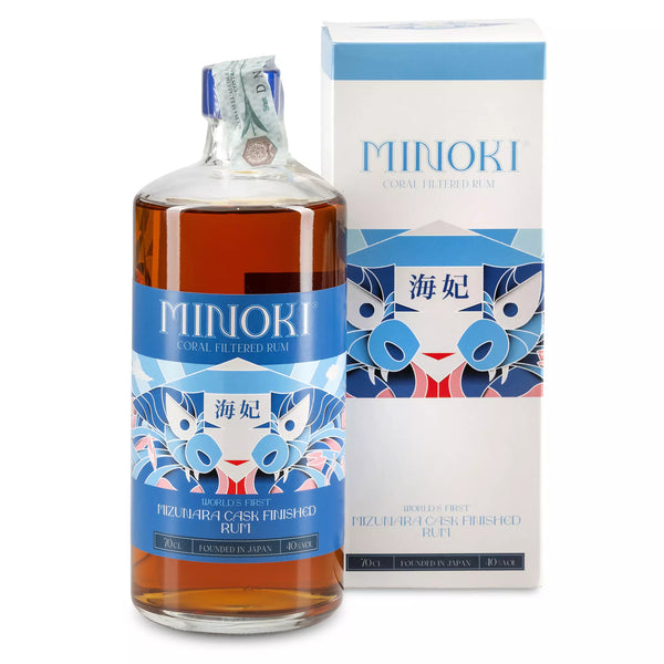 Rum Minoki 70cl - Invecchiato in Botti di Mizunara e Filtrato con Corallo