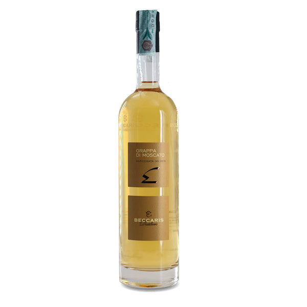 BECCARIS Moscato 36 Mesi 70 cl - Grappa Invecchiata di Qualità