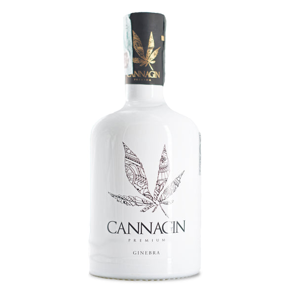 Gin Cannagin 70 cl - Agrumato, Note Canapa, Senza THC