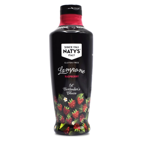 Naty's Lampone 75 cl – Preparato di Frutta per Bevande, Senza Glutine