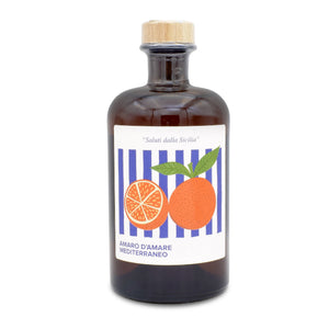 Amaro D'AMARE MEDITERRANEO 50 cl - Saluti dalla Sicilia
