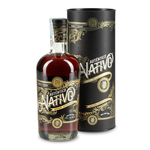 Rum Auténtico Nativo 20 Anni 70 cl - Invecchiato in Botti di Rovere