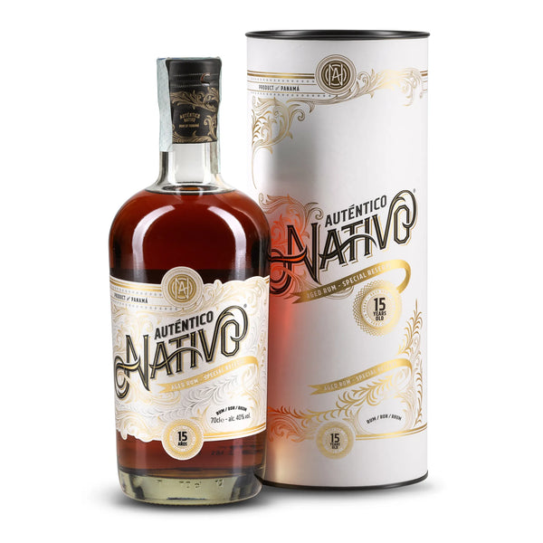 Rum Auténtico Nativo 15 Anni 70cl - Invecchiato in Botti di Quercia