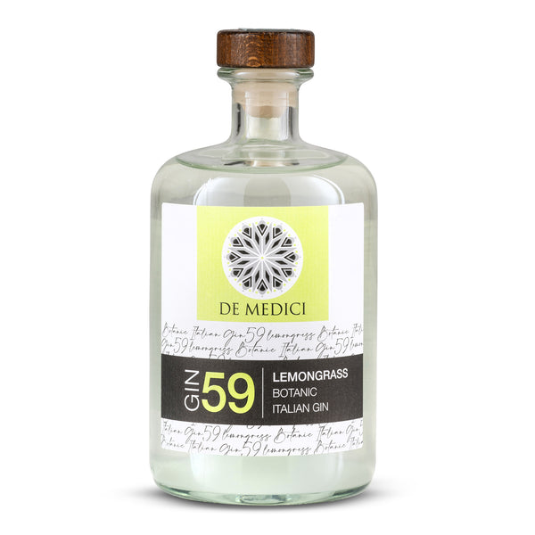 Gin De Medici Lemongrass 70cl - Infusione A Freddo Aromatica