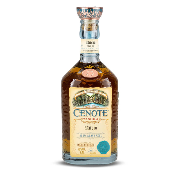 Tequila Cenote Añejo 70 cl - Ultra Premium di Agave Azul