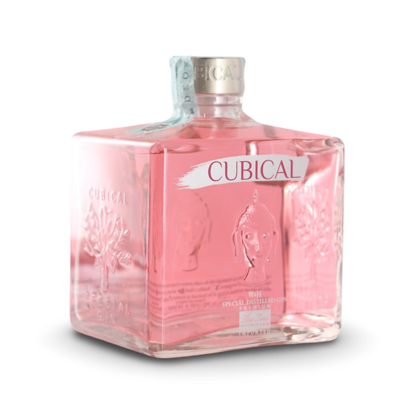 GIN CUBICAL KISS 70 cl – Rosa, Tre Distillazioni, Frutti Rossi