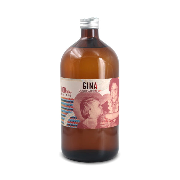 GIN GINA 100cl - Gin Artigianale Italiano Aromatico Biologico