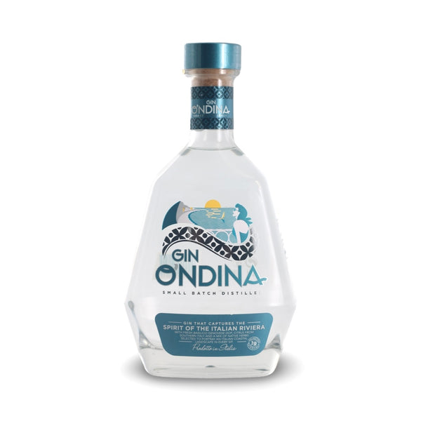 Gin O'NDINA Italiano 70 cl - Super Premium, Botaniche Mediterranee