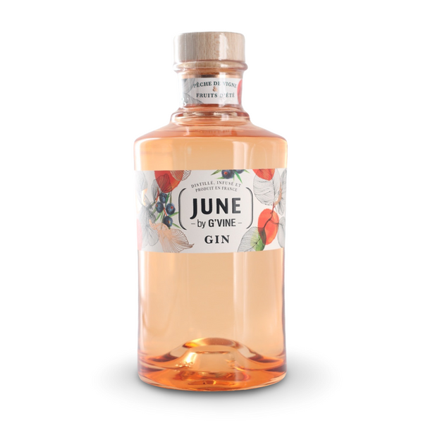 Gin G'Vine June Peach 70cl - Fresco e Fruttato, Colore Rosa