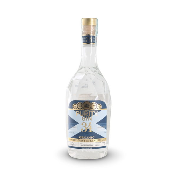 Gin PURITY 34 Navy Strength 70cl - Ginepro Biologico Distillato