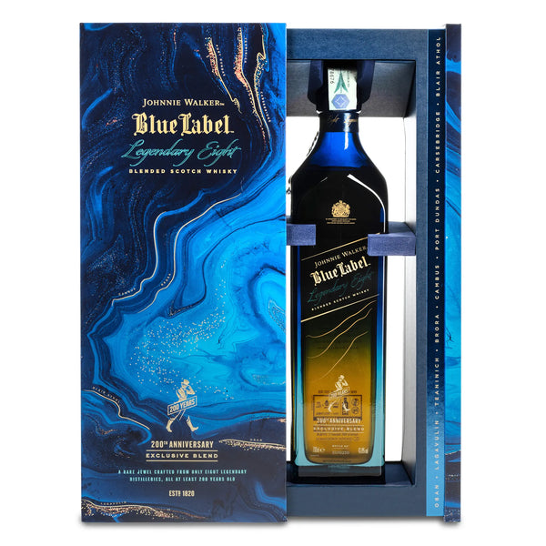 Bottiglia JOHNNIE WALKER BLUE LABEL - LEGENDARY EIGHT