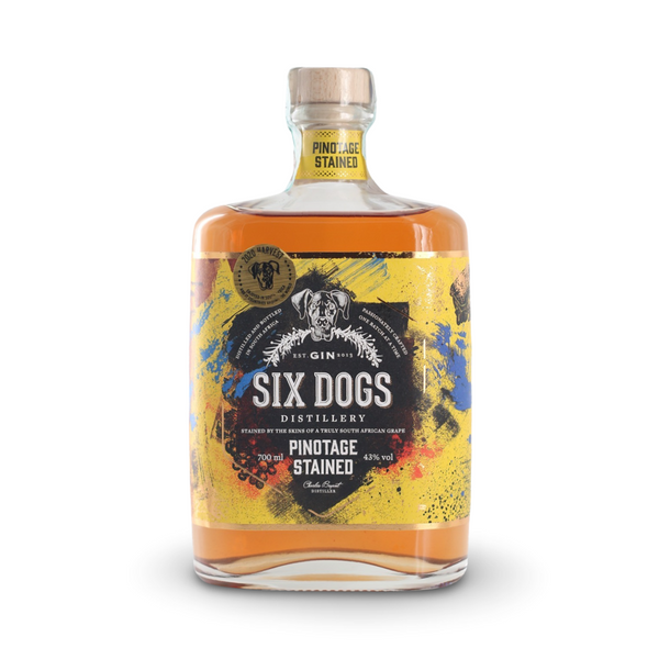 Gin Six Dogs Pinotage Stained 70cl - Distillato d’Eccellenza