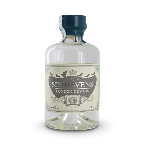 Gin Six Ravens 50cl - London Dry Gin con Spezie Selezionate